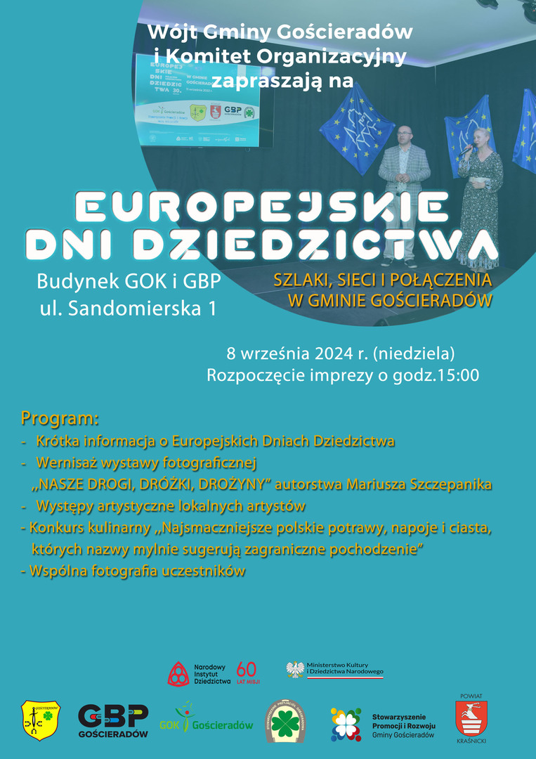 Zdjęcie plakatu Europejskich Dni Dziedzictwa