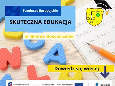 Grafika poromująca projekt, zawierająca jego nazwę oraz loga partnerów