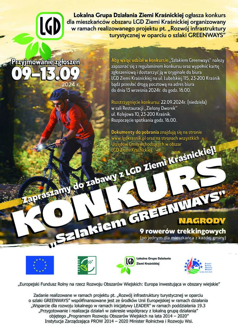 Plakat zawierający treść ogłoszenia