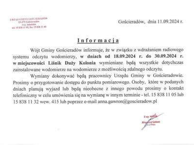 Obraz (skan)n przedstawiający treść informacji
