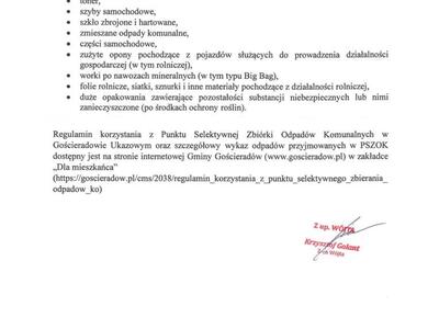 Obraz/skan dokumentu zawierającego treść informacji - str 2