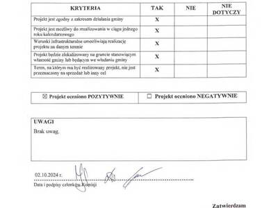 Zdjęcie karty oceny