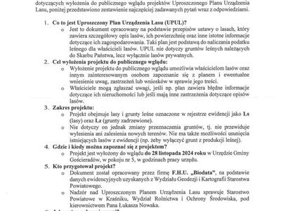 Zdjęcie informacji dotyczącej UPUL