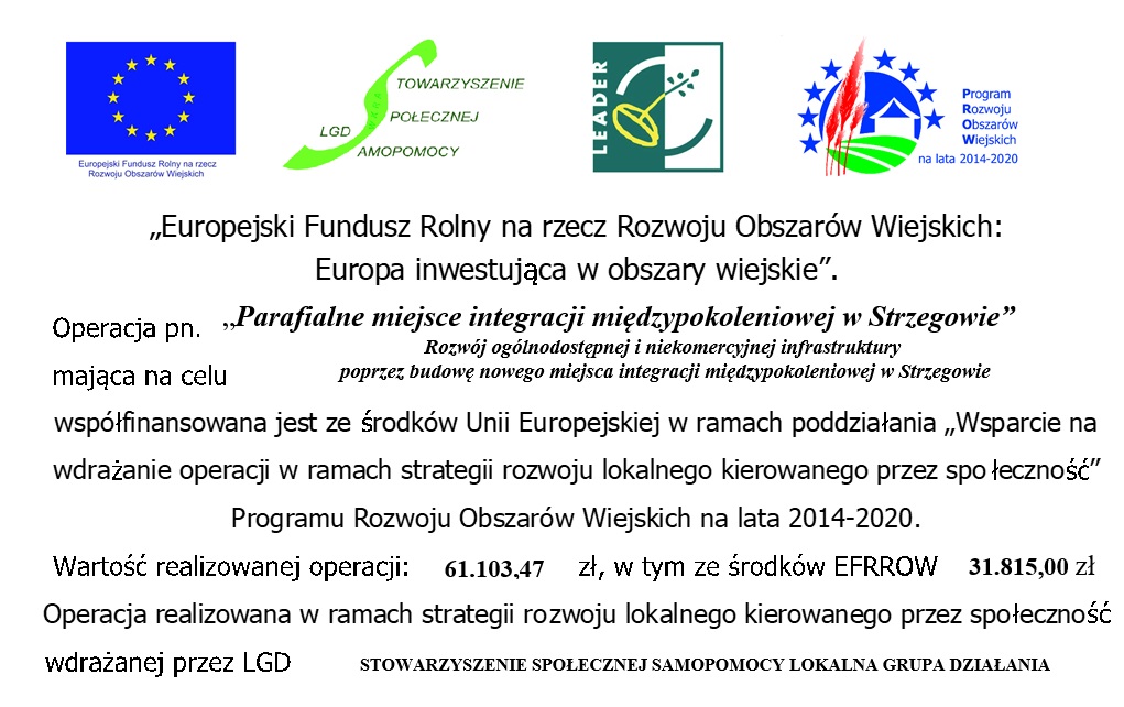 Parafialne miejsce integracji międzypokoleniowej w Strzegowie