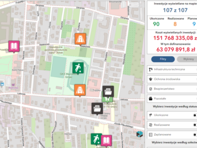 mapa inwestycji