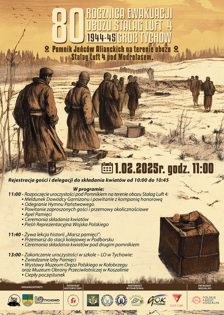 80 Rocznicę Ewakuacji Obozu Stalag Luft 4. 