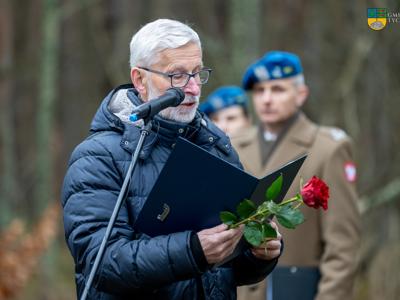 Na zdjęciu Pan Krzysztof Mikszo podczas przemówienia.