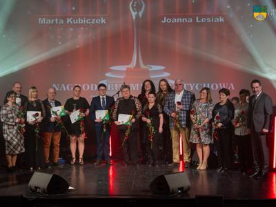 Na zdjęciu nominowani do nagrody w kategorii Działalność Społeczna. 