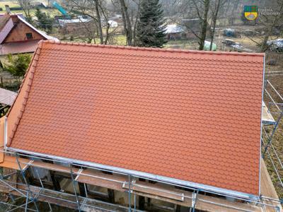 Zdjęcie wykonano podczas remontu kościoła w Tyczewie.