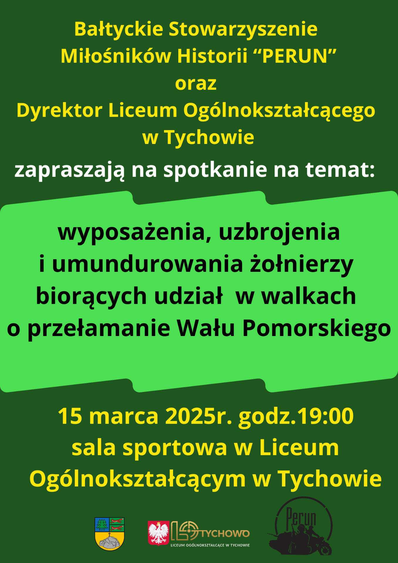 Palakt informujący o wydarzeniu - tekst z plakatu w wiadomości głównej 