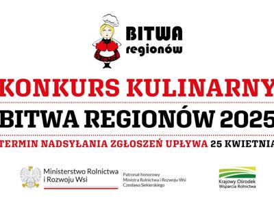 Baner inforumjąco o konkursie Bitwa Regionów.