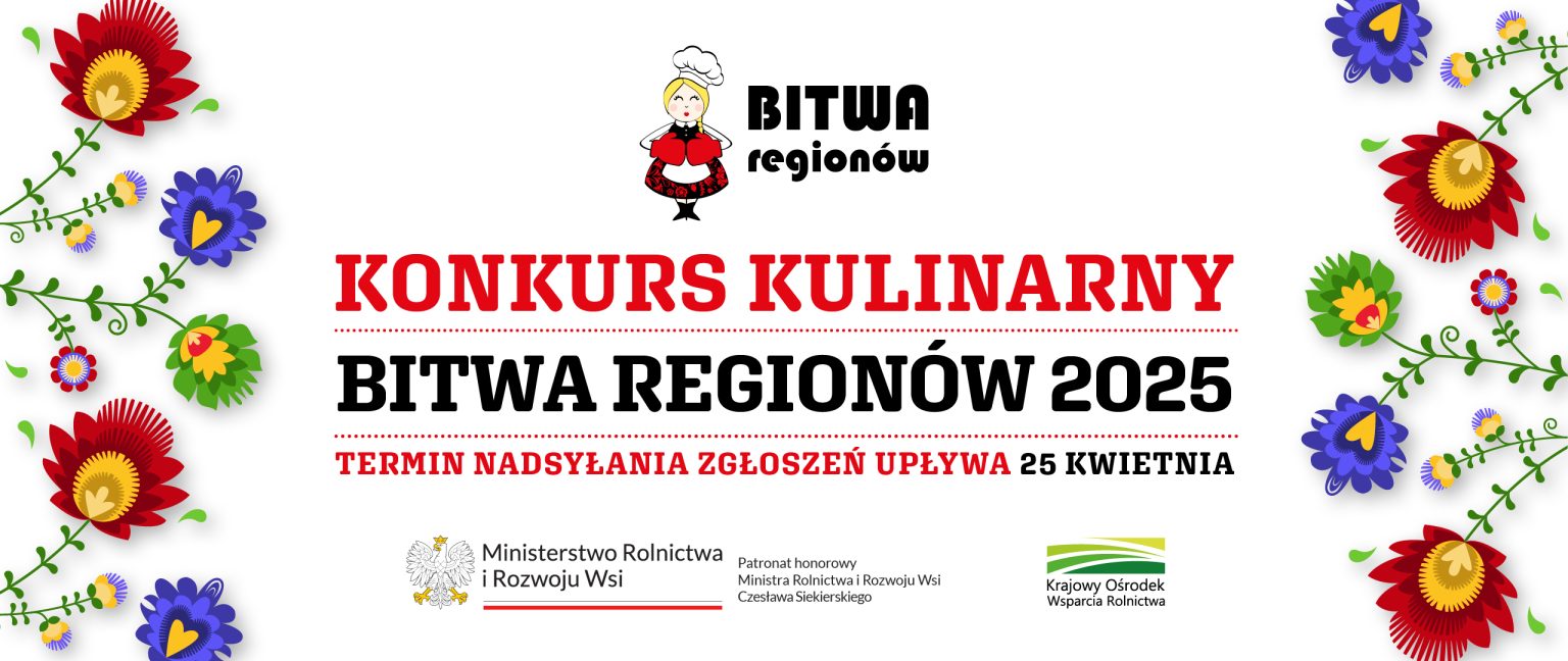 Baner inforumjąco o konkursie Bitwa Regionów.