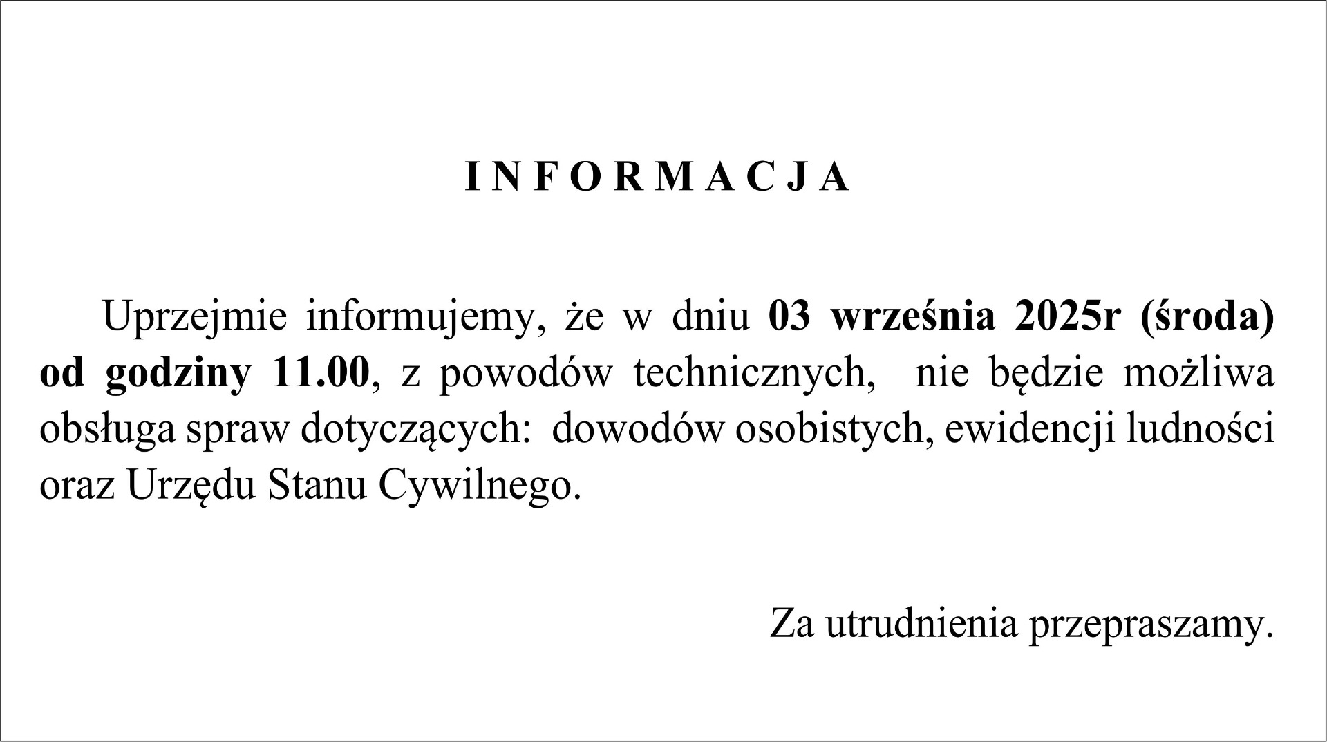 Informacja umieszczona w artykule