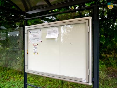 Nowa tablica informacyjna w miejscowości Wełdkowo.