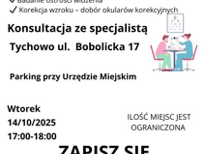 Plakat badanie wzroku