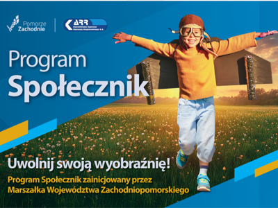 Plakat zapraszający do udziału w kolejnej edycji Programu Społecznik na 5!