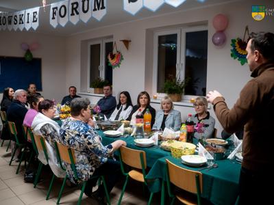 Na zdjęciu uczestnicy Tychowskiego Forum Sołtysów