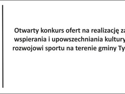 Ogłoszenie - Herb Gminy Tychowo