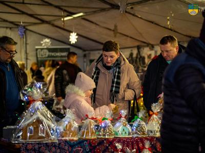 Zdjecie wkoanano podczas Kiermaszu Bożonarodzeniowego w Tychowie
