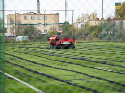 Orlik w Tychowie w trakcie remontu