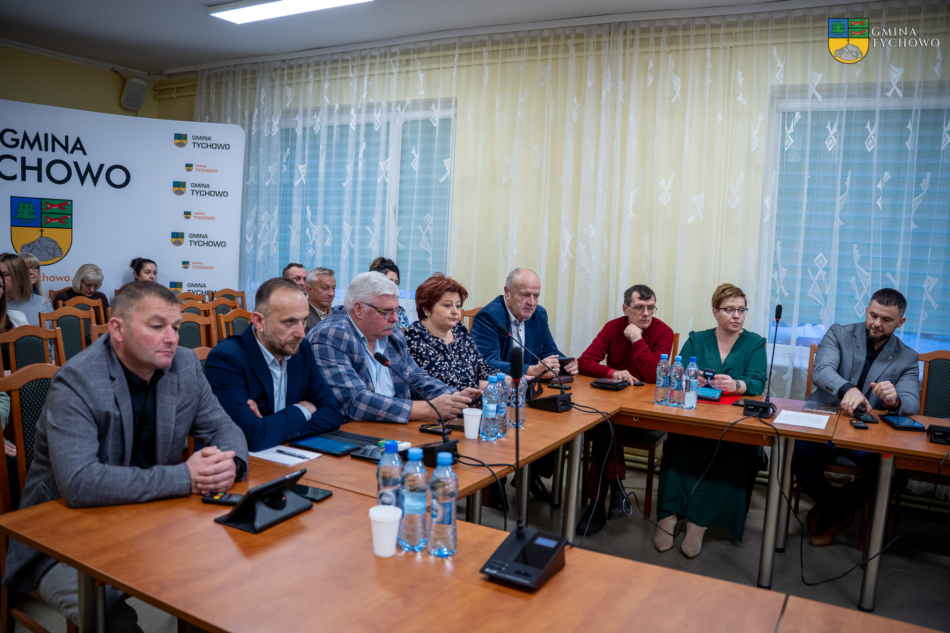 Zdjęcie wykonano podczas oficjalnej części Sesji Rady Miejskiej