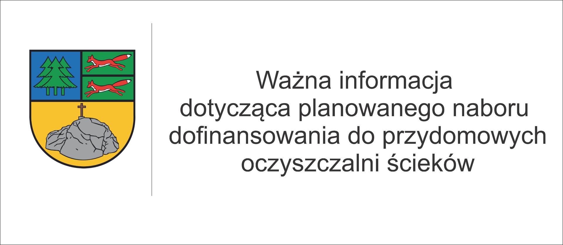 Ważna informacja - oczyszczalnie ścieków