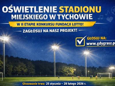 Plakat informujący o  II etapie konkursu Fundacji LOTTO.