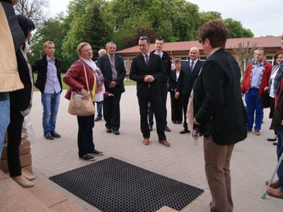 Przywitanie włodarzy obu miast
