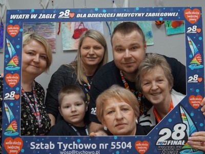 Komisja sztabu WOŚP w Tychowie w fotoramce