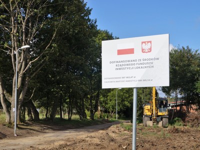 Prace budowlane związane z przebudową drogi gminnej w Liśnicy