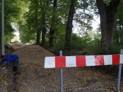 Prace budowlane związane z przebudową drogi gminnej w Liśnicy