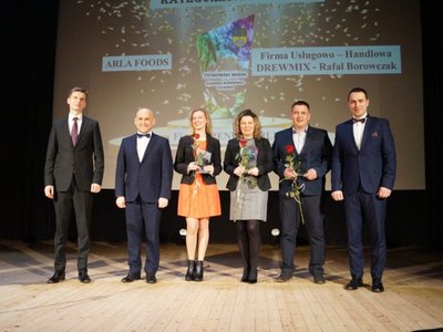 Nagrodzeni w kategorii Firma Roku w towarzystwie w towarzystwie Pawła Kowalskiego, Roberta Falany i Jacka Rudzińskiego