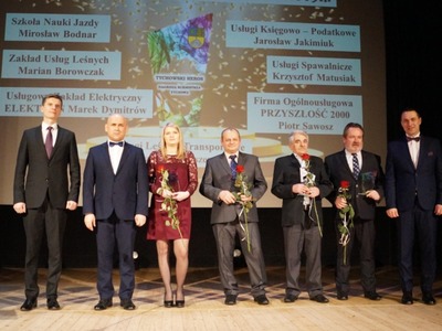 Nagrodzeni w kategorii Jubileusz dwudziestolecia działalności w towarzystwie Pawła Kowalskiego, Roberta Falany i Jacka Rudzińskiego