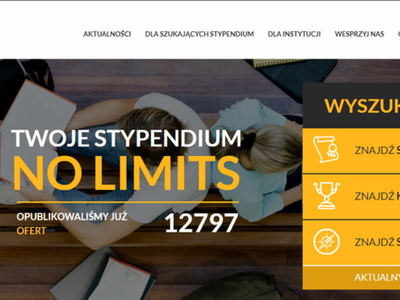 Strona internetowa mojestypendium.pl