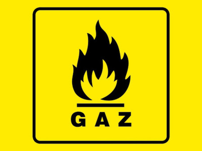 Zdjęcie przedstawia gaz