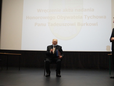 Na zdjęciu Pan Tadeusz Burek.