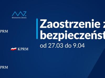 Zaostrzenie zasad bezpieczeństwa.