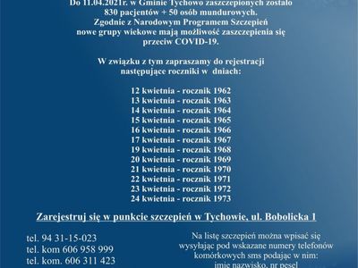 #SZCZEPIMY SIĘ. Informacja dotycząca szczepień.