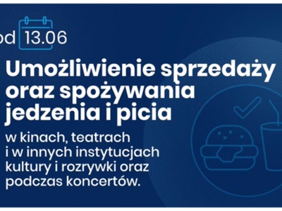 Umożliwienie sprzedaży oraz spożywania jedzenia i picia.