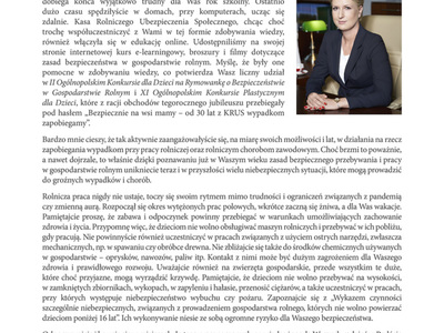 List Pani Prezes do dzieci.