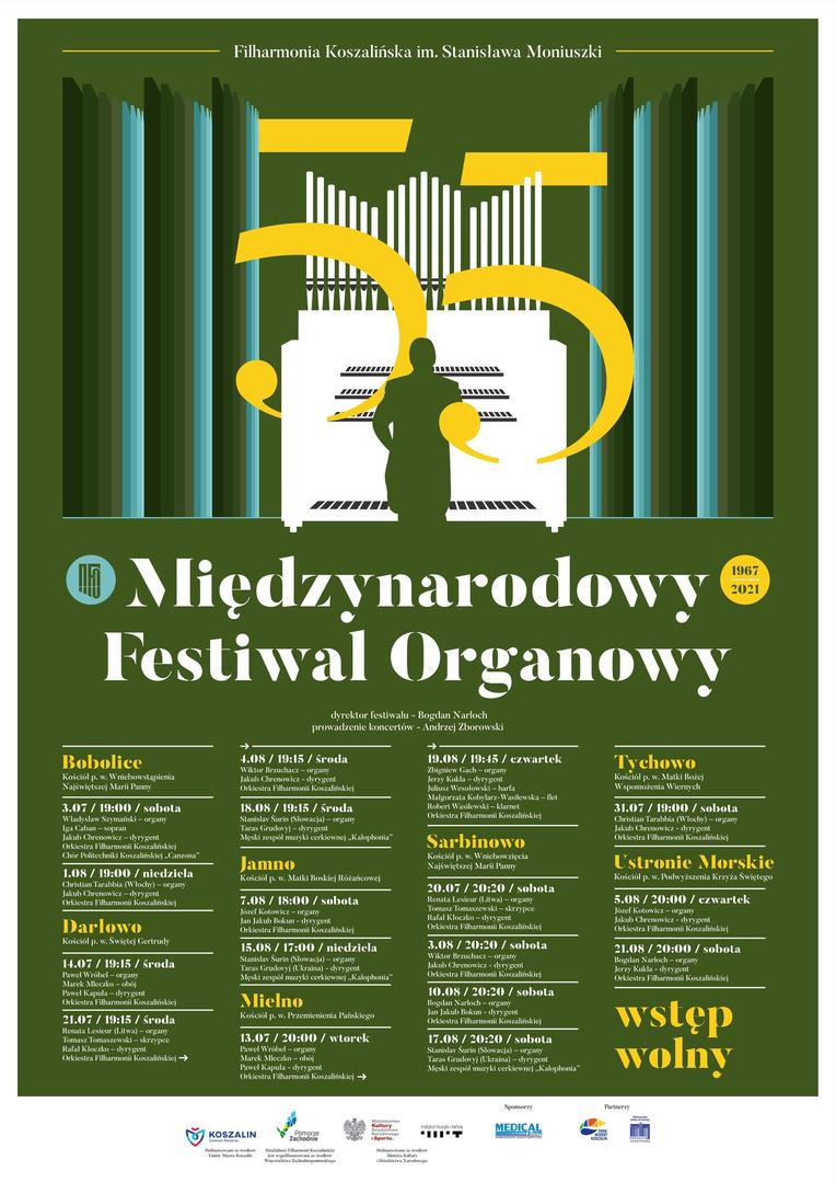 Festiwal organowy - plakat