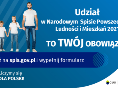 Grafika zachęcająca do Narodowego Spisu 2021