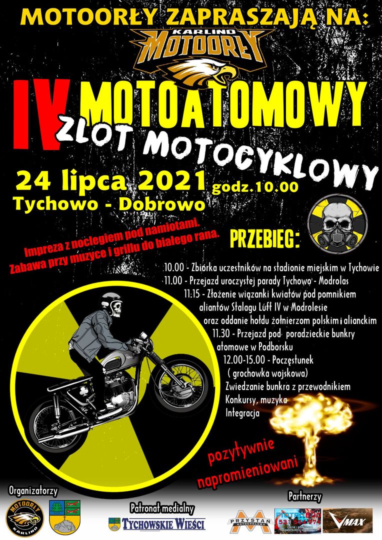 IV Motoatomowy Zlot Motocyklowy - plakat