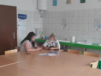 Rachmistrz spisujący respondenta