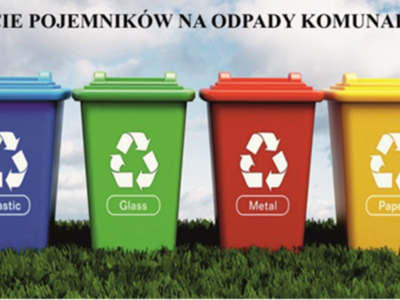Pojemniki na odpady komunalne.