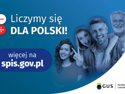 baner Liczymy się dla Spis Powszechny Ludności i Mieszkań.