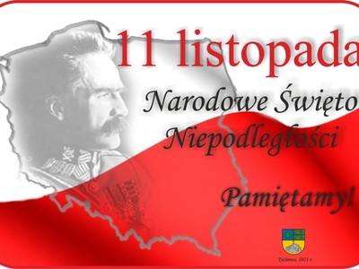 obraz promujący Święto Odzyskania przez Polskę Niepodległości.