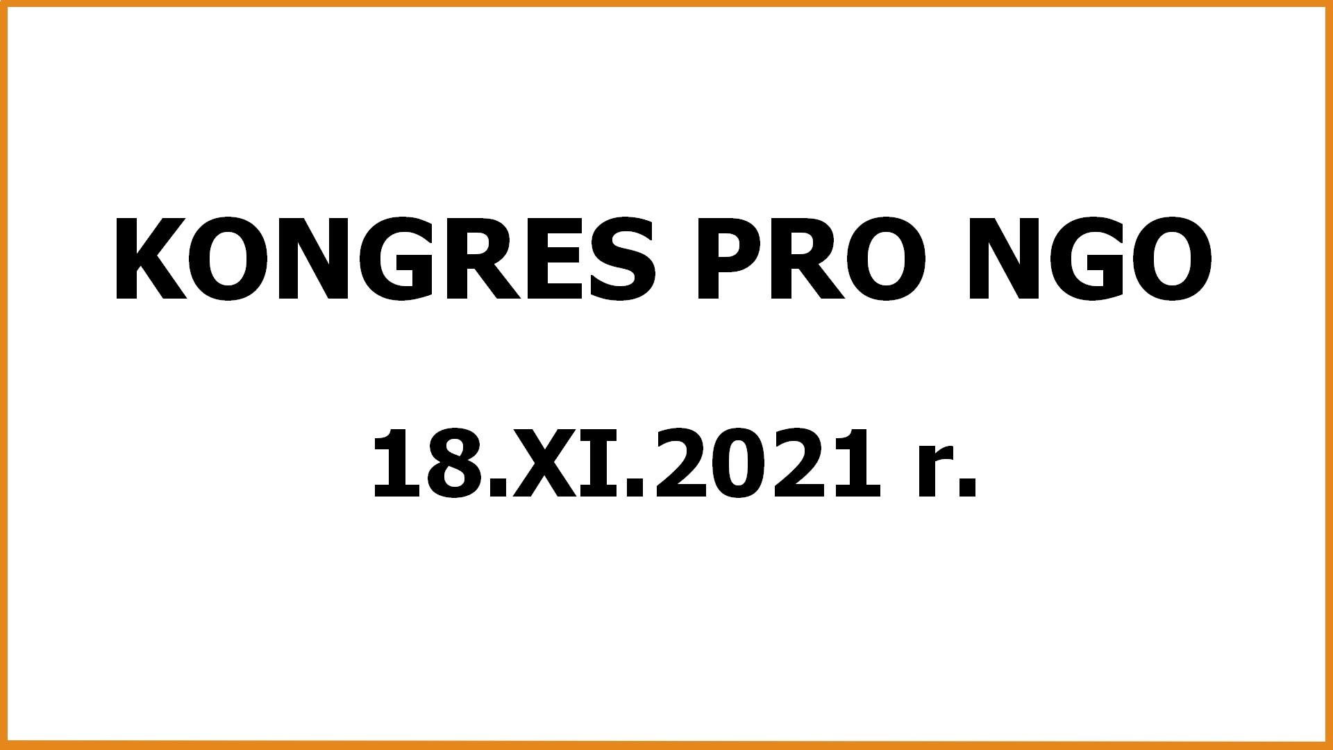 Kongres NGO