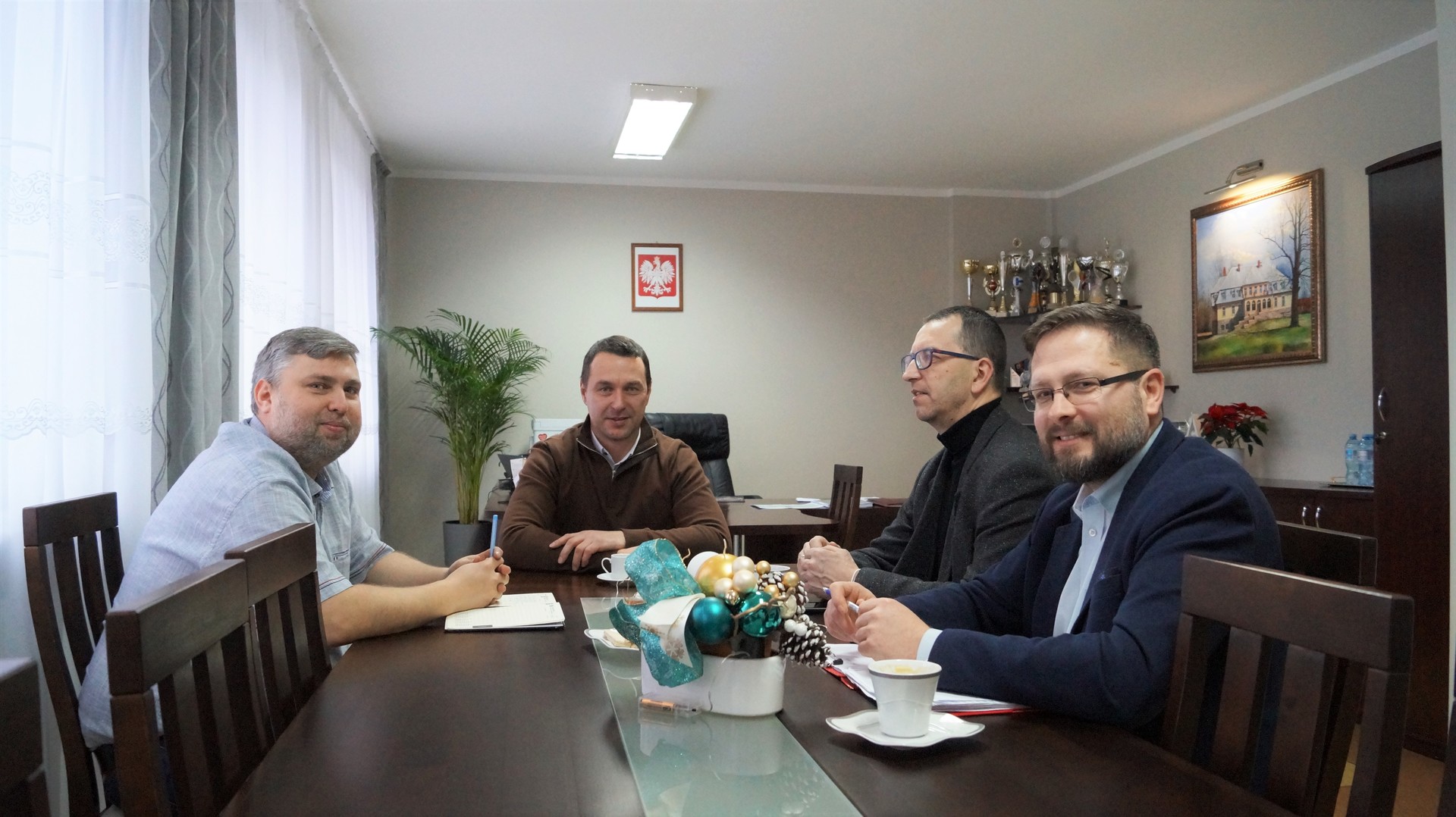 Na zdjęciu od lewej: Paweł Urbaniak, Robert Falana, Daniel Wach, Robert Łysiak