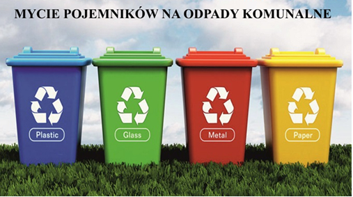 zdjęcie przedstawia pojemniki do segregacji odpadów